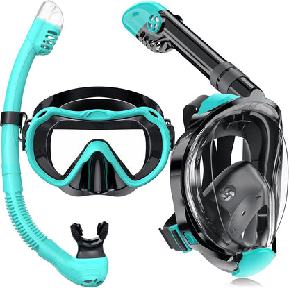 Greatever Full Face Snorkel Mask Snorkeling Gear for Adults Men and Women