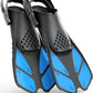 Greatever Kids Snorkel Fins Adjustable Buckles Open Heel Swim Flippers