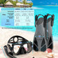 Greatever Adults Mask Fins Snorkel Set Snorkeling Gear