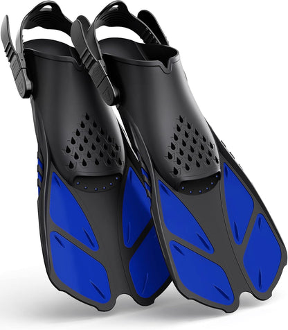 Greatever Adults Snorkel Fins Adjustable Buckles Open Heel Swim Flippers