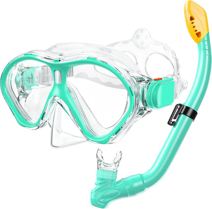 Ensemble de plongée Greatever Kids, masque et tuba unisexe pour enfants 