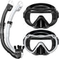 Greatever Snorkeling Gear for Adults, Snorkel Mask Set 180° Panoramic View Snorkel Gear