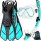 Greatever Adults Mask Fins Snorkel Set Snorkeling Gear