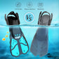 Greatever Adults Vented Blade Flippers Adjustable Open Heel Swim Fins