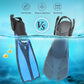 Greatever Adult Diving Fins, Non-Slip and Deformable-Resistant, Professional Diving Swimming Gear with Portable Net Bag