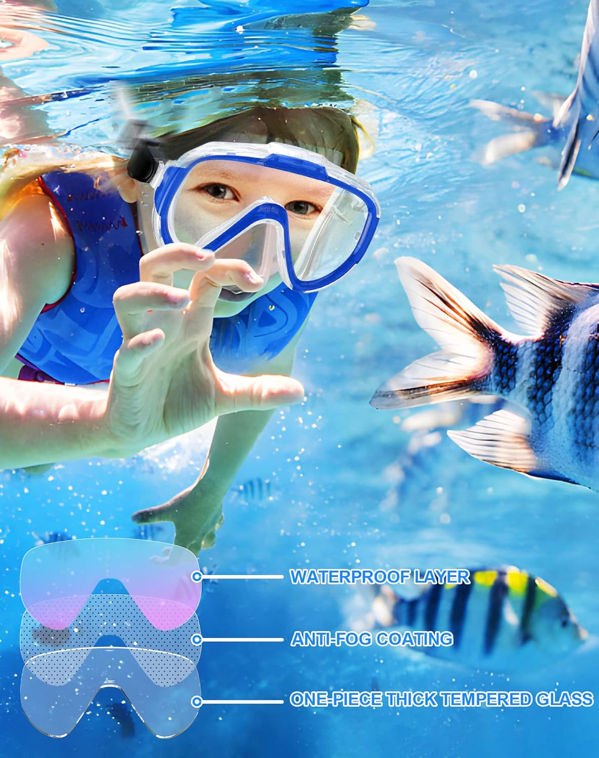 Swimming goggles with snorkel online