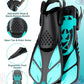 Greatever Full Face Snorkel Mask & Adjustable Swim Fins Snorkel Set for Adults