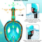 Greatever Full Face Snorkel Mask & Adjustable Swim Fins Snorkel Set for Adults