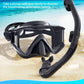 Greatever Snorkel Set Pano 3 Window Snorkel Mask For Adults