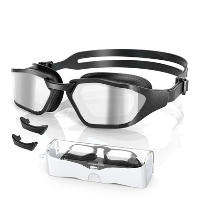 Lunettes de natation antibuée Greatever Plasma, grand angle de vue HD pour femmes