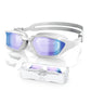 Greatever Anti-fog Swimming Goggles, HD Wide View Goggles Unisex-Adult