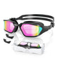 Greatever Anti-fog Swimming Goggles, HD Wide View Goggles Unisex-Adult