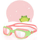 Greatever Kids Swimming Goggles Cap Set for Kids 6-14, Anti-Fog & Anti-UV