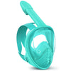 Greatever Kids Snorkel Mask Full Face - Cyan