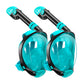 Greatever Adults G2 Full Face Snorkel Mask with Latest Dry Top System 2 Pcs