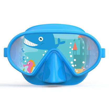 Greatever Swimming Goggles with Nose Cover , Anti-Fog Lens Leakproof Skirt for Adults Kids