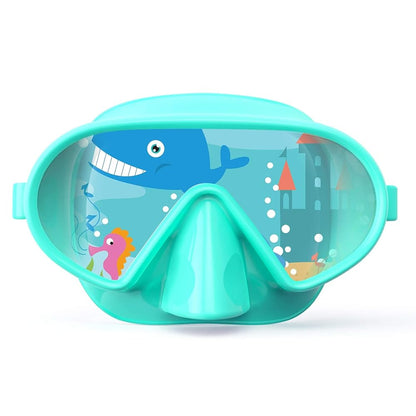 Greatever Swimming Goggles with Nose Cover , Anti-Fog Lens Leakproof Skirt for Adults Kids