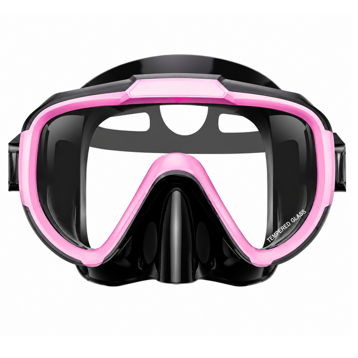 Snorkeling mask pink