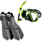 Greatever Adults Mask Fins Snorkel Set Snorkeling Gear