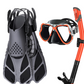 Greatever Adults Mask Fins Snorkel Set Snorkeling Gear