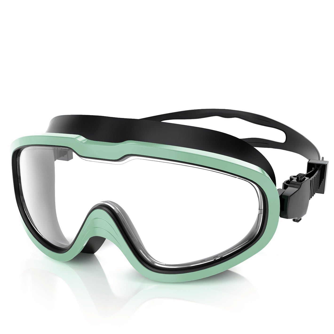 Lunettes de natation unisexes Greatever avec sangle réglable et protection UV et antibuée