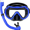 Greatever Snorkel Mask Snorkeling Gear for Adults Men and Women - Blue-Black