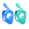 Greatever Kids Snorkel Mask Full Face 2 Pcs - Blue & Cyan