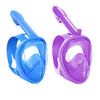 Greatever Kids Snorkel Mask Full Face 2 Pcs - Blue & Purple