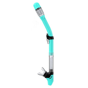 Greatever dry top snorkel design prevents water from entering the snorkel while swimming