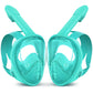 Greatever Kids Snorkel Mask Full Face 2 Pcs