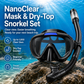 mask & snorkel combo black