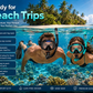 Adult snorkeler using Greatever snorkeling set in clear tropical water