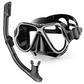 Greatever adult snorkeling gear set with mask, snorkel and fins for beginners