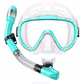 Ensemble de plongée Greatever pour adultes, équipement de plongée avec tuba, masque de natation panoramique antibuée