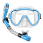 Ensemble de plongée Greatever pour adultes, équipement de plongée avec tuba, masque de natation panoramique antibuée