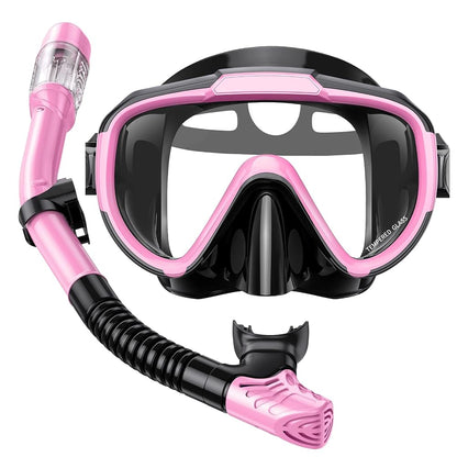 Greatever snorkeling combo featuring anti-fog mask and dry snorkel