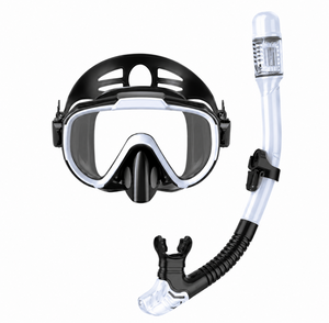 Greatever adult snorkeling combo set with mask fins and dry top snorkel
