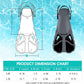 Greatever Adults Vented Blade Flippers Adjustable Open Heel Swim Fins