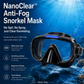 Greatever adult snorkeling mask with Nano anti-fog coating