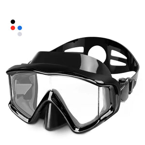 Greatever Balck Tri Lens Diving Goggles Halo
