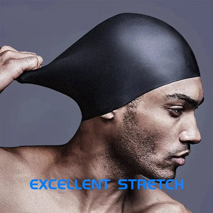 Greatever Black Swim Cap Excelent stretch