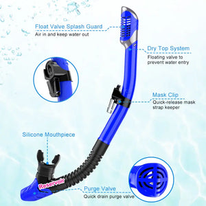 Greatever Classic Exploration Dry Snorkel Feature