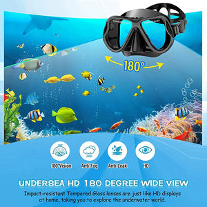 Greatever Classic Exploration Dry Snorkel Set 180 HD