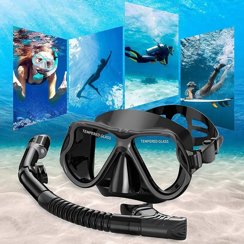 Greatever Classic Exploration Dry Snorkel Set Picture