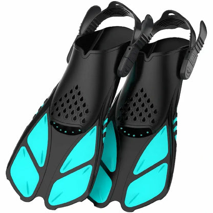 Greatever Cyan Snorkel Fins