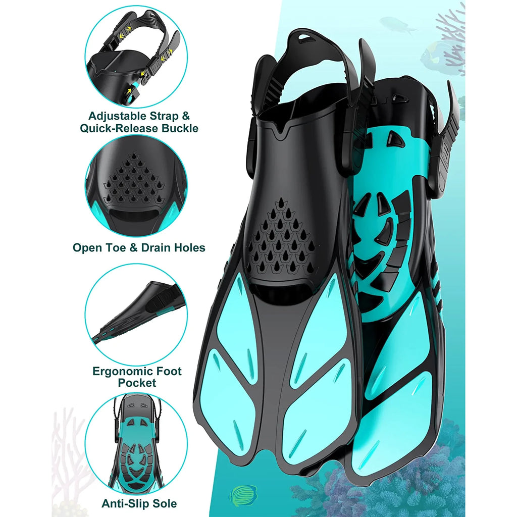 Up To 68% Off on CoolWorld Snorkel Mask Fin Sn