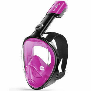 Greatever G1 Full Face Snorkel Mask Black Purple