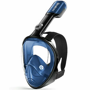 Greatever G1 Full Face Snorkel Mask Cerulean Blue