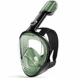 Greatever G1 Full Face Snorkel Mask Light Green