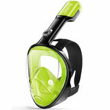 Greatever G1 Full Face Snorkel Mask Yellow Green
